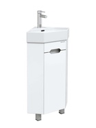 Тумба напольная Onika Айленд 35 белая угловая раковина Line Sanita Luxe 10925577