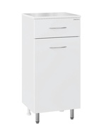 Полупенал Onika Каприз 40 белый, с бельевой корзиной 10925593