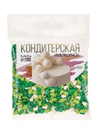 Посыпка кондитерская «Ёлочки», белые, зеленые, салатовые, новогодняя, 50 г - Фото 3