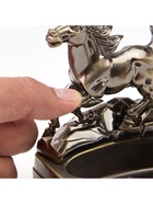 УЦЕНКА Зажигалка настольная с пепельницей, газовая «Конь на бегу», 13×11×9 см - Фото 4