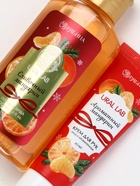 Подарочный набор новогодний: гель для душа, крем для рук и пилка для ногтей, аромат мандарин, URAL LAB - фото 119340619