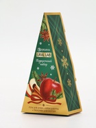 Подарочный набор новогодний: гель для душа, крем для рук и пилка для ногтей, аромат яблоко, URAL LAB - фото 60872732