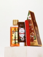 Подарочный набор новогодний: гель для душа, крем для рук и пилка для ногтей, аромат печенье, URAL LAB - фото 60872745