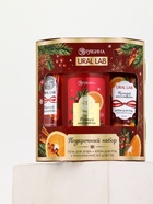 Подарочный набор новогодний: гель для душа, крем для рук и бальзам для губ, аромат глинтвейн, URAL LAB - фото 60872760