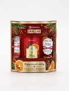 Подарочный набор новогодний: гель для душа, крем для рук и бальзам для губ, аромат глинтвейн, URAL LAB - фото 60872761