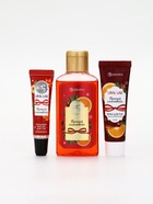 Подарочный набор новогодний: гель для душа, крем для рук и бальзам для губ, аромат глинтвейн, URAL LAB - фото 60872752