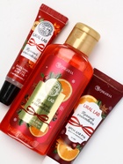 Подарочный набор новогодний: гель для душа, крем для рук и бальзам для губ, аромат глинтвейн, URAL LAB - фото 60872754