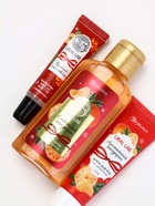 Подарочный набор новогодний: гель для душа, крем для рук и бальзам для губ, аромат мандарин, URAL LAB - фото 60872781