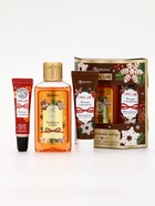 Подарочный набор новогодний: гель для душа, крем для рук и бальзам для губ, аромат печенье, URAL LAB - фото 60872793