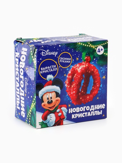 УЦЕНКА DISNEY Набор для опытов «Новогодние кристаллы», Микки Маус