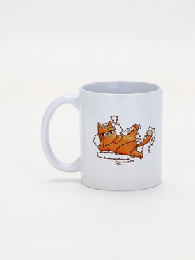 Кружка чайная новогодняя «Жду подарочки», 320 мл