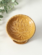 Аромалампа для эфирных масел «Лотос», керамика, коричневая, 11.4×11.4×9 см 10957103