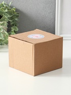 Аромалампа для эфирных масел «Лотос», керамика, коричневая, 11.4×11.4×9 см 10957103