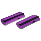 УЦЕНКА Утяжелители неопреновые ONLYTOP, 2 шт.×1 кг, фиолетовые - Фото 5