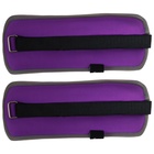 УЦЕНКА Утяжелители неопреновые ONLYTOP, 2 шт.×1 кг, фиолетовые - Фото 6