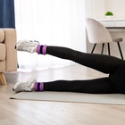 УЦЕНКА Утяжелители неопреновые ONLYTOP, 2 шт.×1 кг, фиолетовые - Фото 10