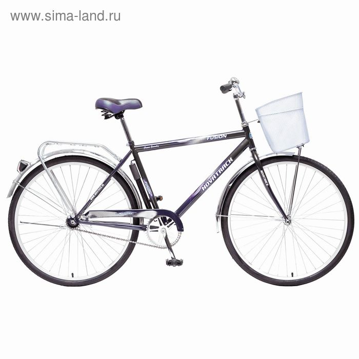 Велосипед 28" Novatrack Fusion, 2015, цвет синий/чёрный, размер 20"