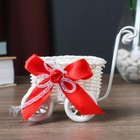 Корзина декоративная "Коляска с бантиком" 10,5х8х12 см МИКС - Фото 2