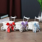 Корзина декоративная "Коляска с бантиком" 10,5х8х12 см МИКС - Фото 5