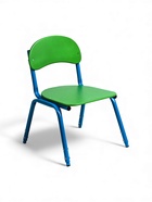 УЦЕНКА Стул детский штабелируемый Сема гр.1-3, Зеленый/Синий - Фото 14