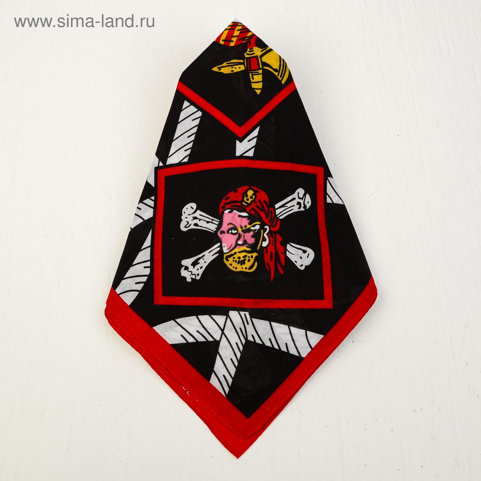Бандана «Пиратская», череп (1018620) - Купить по цене от 59.00 руб ...