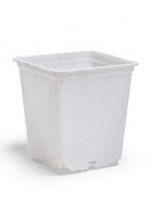 Горшок для рассады, 500 мл, 9?9?10 см, пластиковый, белый (комплект 24 шт) - фото 60872813