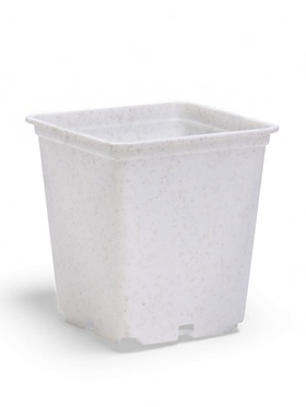 Горшок для рассады, 500 мл, 9?9?10 см, пластиковый, белый (комплект 24 шт)