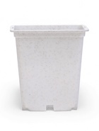 Горшок для рассады, 500 мл, 9?9?10 см, пластиковый, белый (комплект 24 шт) - фото 60872814