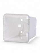 Горшок для рассады, 500 мл, 9?9?10 см, пластиковый, белый (комплект 24 шт) - фото 60872815