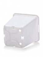 Горшок для рассады, 500 мл, 9?9?10 см, пластиковый, белый (комплект 24 шт) - фото 60872816