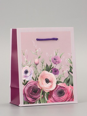 Пакет подарочный ламинированный «Мгновение» 11.5?14.5?6.5 см (комплект 4 шт)