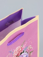 Пакет подарочный ламинированный «Нежный букет» 11.5×14.5×6.5 см - фото 119371608