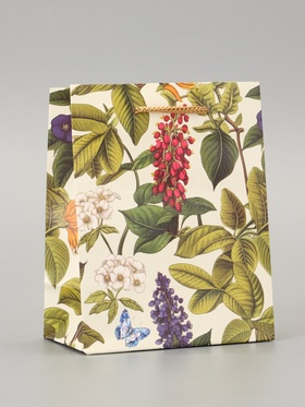 Пакет подарочный ламинированный «Ботанический сад» 11.5?14.5?6.5 см (комплект 4 шт)