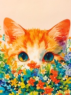 Пакет подарочный ламинированный «Котик» 11.5×14.5×6.5 см - фото 119371625