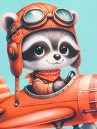 Пакет подарочный ламинированный «В полете» 11.5×14.5×6.5 см - фото 121703695