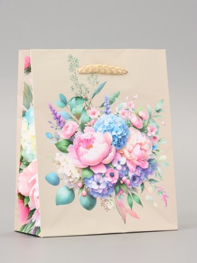 Пакет подарочный ламинированный «Чудеса» 11.5?14.5?6.5 см (комплект 4 шт)