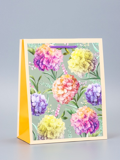 Пакет подарочный ламинированный «Самой прекрасной» 18×22.3×10 см