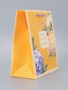 Пакет подарочный ламинированный «Счастья» 18×22.3×10 см - фото 119371661