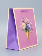 Пакет подарочный ламинированный «Цветочная радость» 18×22.3×10 см - фото 119371681