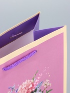 Пакет подарочный ламинированный «Цветочная радость» 18×22.3×10 см - фото 119371683