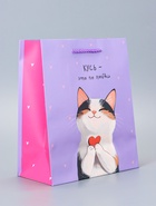 Пакет подарочный ламинированный «Любовь» 18×22.3×10 см - фото 119371692