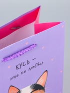 Пакет подарочный ламинированный «Любовь» 18×22.3×10 см - фото 119371693