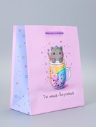 Пакет подарочный ламинированный «Вкусняшка» 18×22.3×10 см - фото 119371707