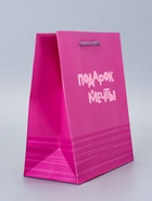 Пакет подарочный ламинированный «Подарок» 18×22.3×10 см 10953714