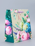 Пакет подарочный ламинированный «Цветы и Радость» 18×22.3×10 см - фото 119371717