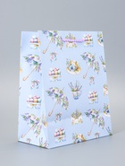 Пакет подарочный ламинированный «Зонтик» 18×22.3×10 см - фото 119371727