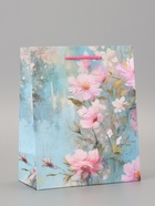 Пакет подарочный ламинированный «Цветочная эстетика» 18?22.3?10 см (комплект 2 шт) - фото 60174305