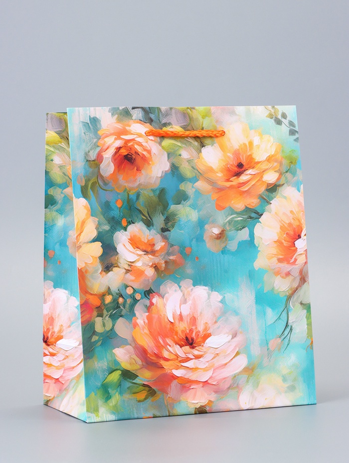 Пакет подарочный ламинированный «Аромат любви» 18×22.3×10 см - Фото 1