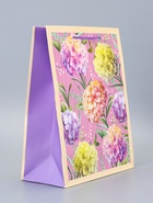 Пакет подарочный ламинированный «Нежность» 26×12×32 см - фото 119371781