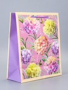 Пакет подарочный ламинированный «Нежность» 26×12×32 см - фото 119371782